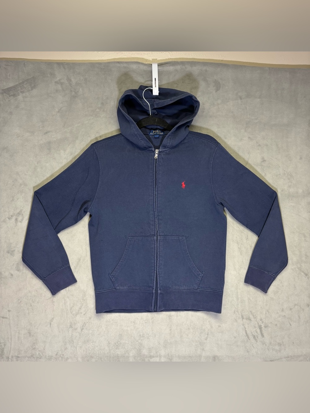 Kids Polo Ralph Lauren Full Zip Hooded Jacket Coat Boys Size Large 14-16 14/16